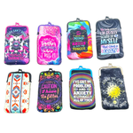 Neoprene Cigarette Pouch with Pocket - 8 Pieces Per Retail Ready Display 25089 SMOKEZILLA
