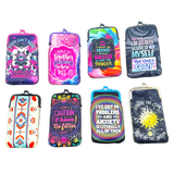 Neoprene Cigarette Pouch with Pocket - 8 Pieces Per Retail Ready Display 25089 SMOKEZILLA