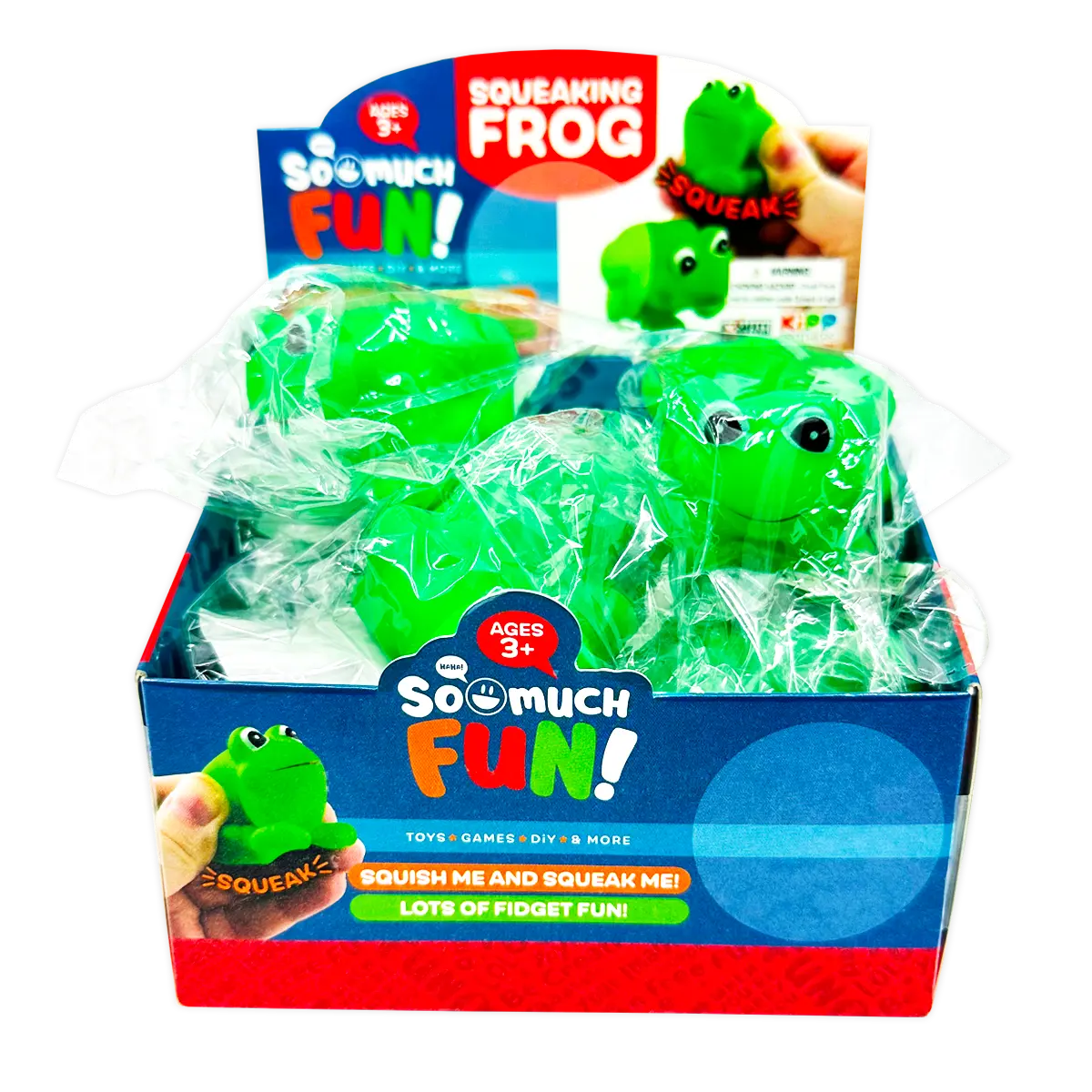 Squeaking Frog - 12 Per Retail Ready Display 25109 KIPP BROTHERS