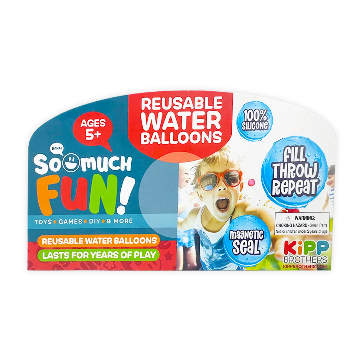 Magnetic Water Balloons 3 Pack - 12 Sets Per Retail Ready Display 25127 KIPP BROTHERS