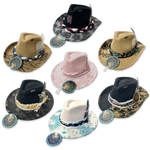 Cowgirl Hat Assortment Floor Display - 12 Pieces Per Retail Ready Display 88538 NOVELTY INC