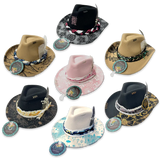 Cowgirl Hat Assortment Floor Display - 12 Pieces Per Retail Ready Display 88538 NOVELTY INC