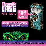 100s Cigarette Storage Case - 10 Pieces Per Retail Ready Display 25139 SMOKEZILLA