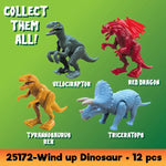 Wind-Up Dinosaur Toy - 12 Pieces Per Retail Ready Display 25172 KIPP BROTHERS