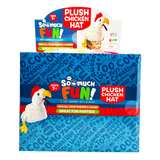 Plush Chicken Hat - 6 Pieces Per Retail Ready Display 25216 KIPP BROTHERS
