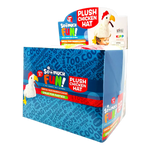 Plush Chicken Hat - 6 Pieces Per Retail Ready Display 25216 KIPP BROTHERS