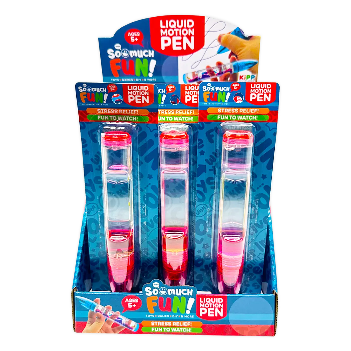 Liquid Motion Water Pen - 12 Pieces Per Retail Ready Display 25263 NOVELTY INC