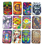 Metal Flip Top Lighter - 12 Pieces Per Retail Ready Display 25281 SMOKEZILLA