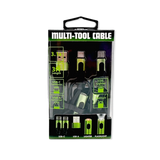Multi-Tool Charging Cable Coil Lighter Flashlight Dual USB-C Ports with USB to USB-C - 6 Pieces Per Retail Ready Display 25318 SMOKEZILLA