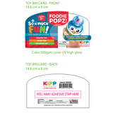 Foodie Popz Squeeze Toy - 6 Pieces Per Retail Ready Display 25320