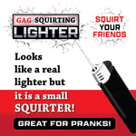 Practical Joke Gag Squirt Lighter 12 Pieces Per Retail Ready Display 25321 NOVELTY INC