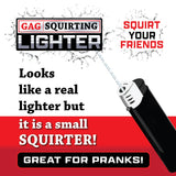 Practical Joke Gag Squirt Lighter 12 Pieces Per Retail Ready Display 25321 NOVELTY INC
