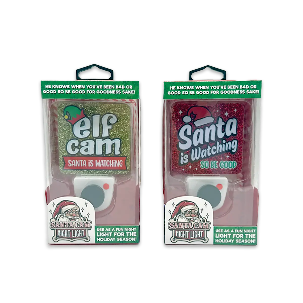 Christmas Cam Night Light AC Wall - 6 Pieces Per Retail Ready Display 25347 NOVELTY INC