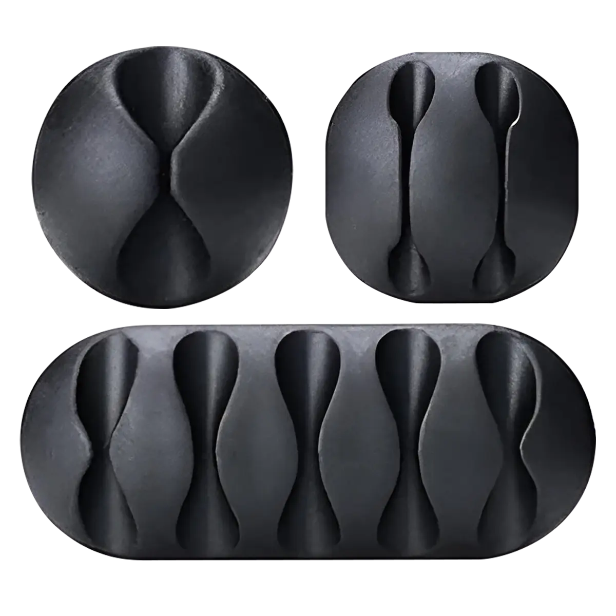 Peel+Stick Cable Organizer Sets - 6 Pieces Per Retail Ready Display 25377 GADGET GEAR