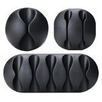 Peel+Stick Cable Organizer Sets - 6 Pieces Per Retail Ready Display 25377 GADGET GEAR