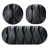Peel+Stick Cable Organizer Sets - 6 Pieces Per Retail Ready Display 25377 GADGET GEAR