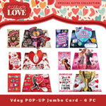 Valentine's Day Glass and Gift Assortment Floor Display - 57 Pieces Per Retail Ready Display 88573 KIPP BROTHERS