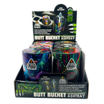 Full Print Butt Bucket Ashtray with LED Light - 6 Pieces Per Retail Ready Display 25480 SMOKEZILLA