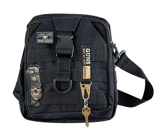 Mini MOLLE Tactical Sling Bag with Strap - 4 Pieces Per Retail Ready Display 25486 TAC GEAR