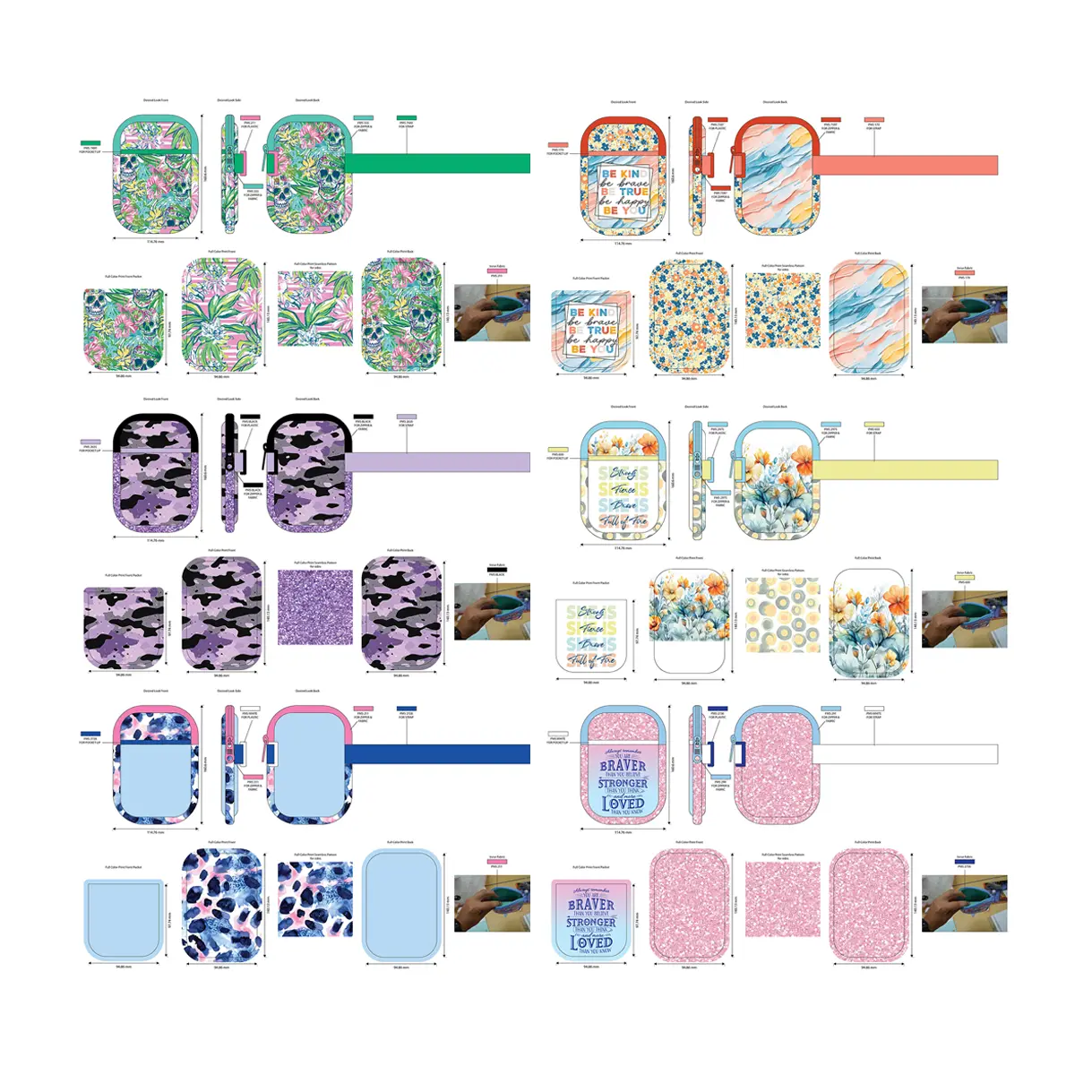 Neoprene Cup Pouch with Strap - 6 Pieces Per Retail Ready Display 25492 POLAR GEAR
