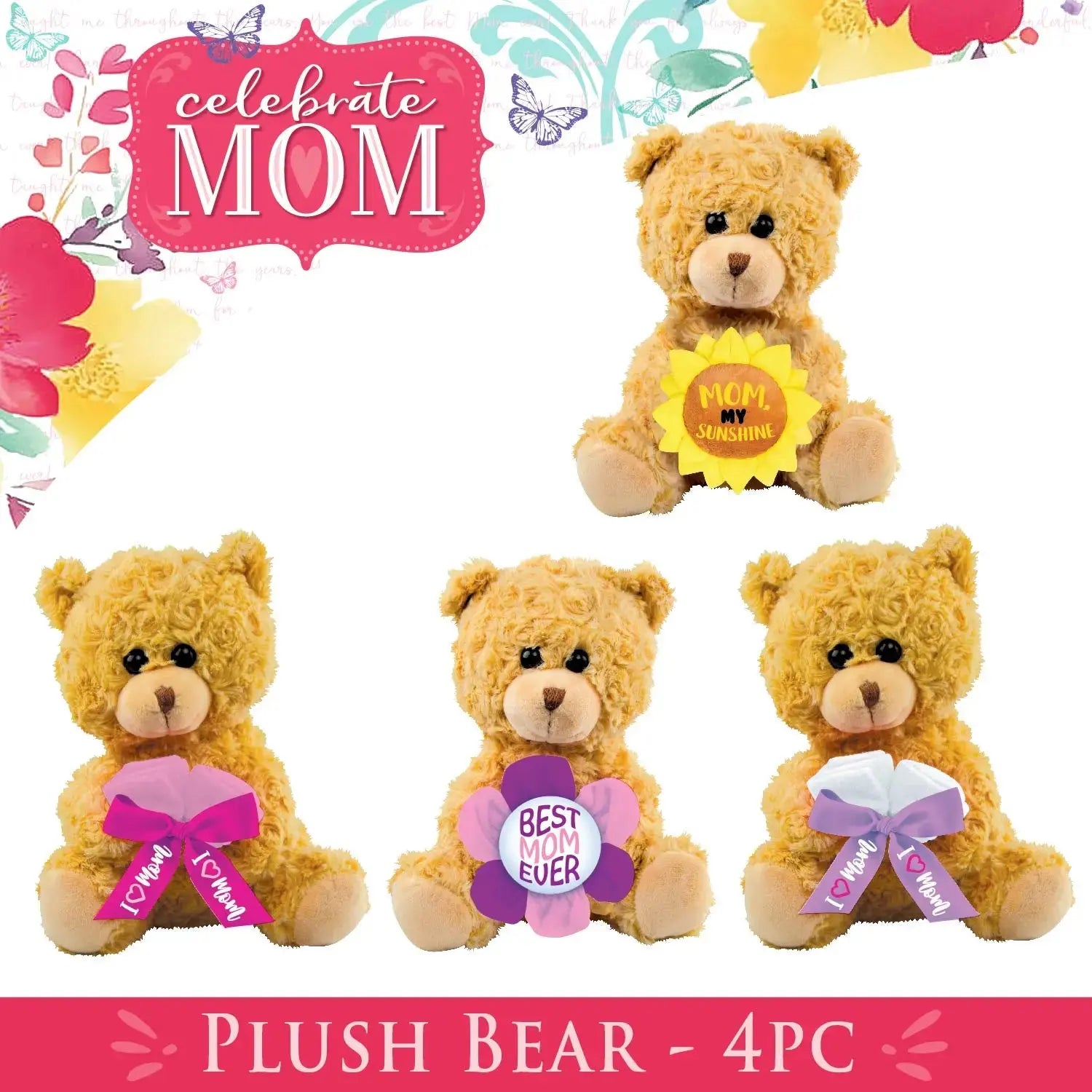 Mother's Day Celebrate Mom Assortment Floor Display - 65 Pieces Per Retail Ready Floor Display 88581 KIPP BROTHERS