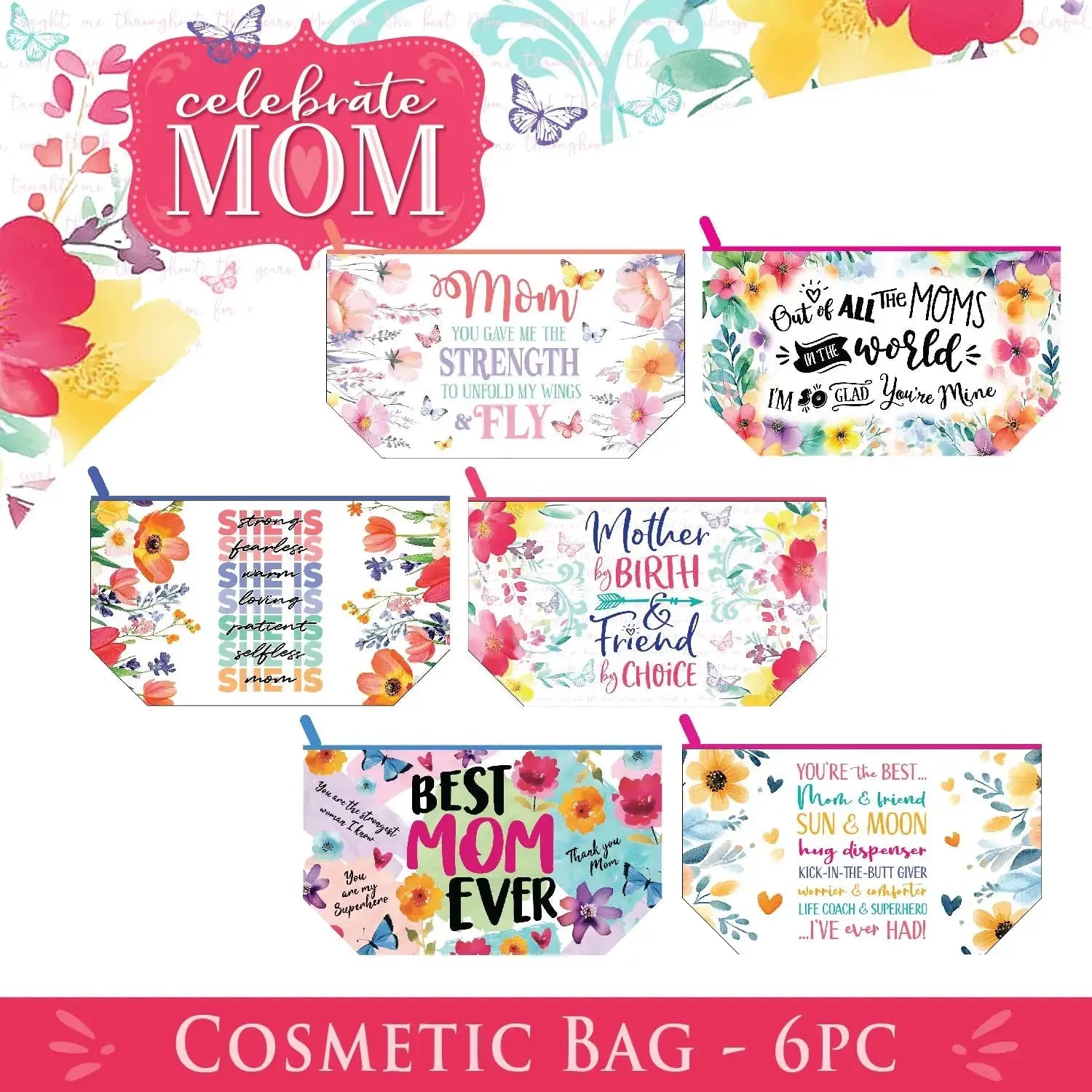 Mother's Day Celebrate Mom Assortment Floor Display - 65 Pieces Per Retail Ready Floor Display 88581 KIPP BROTHERS