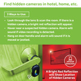Camera Detector Door Alarm - 6 Pieces Per Retail Ready Display 25753