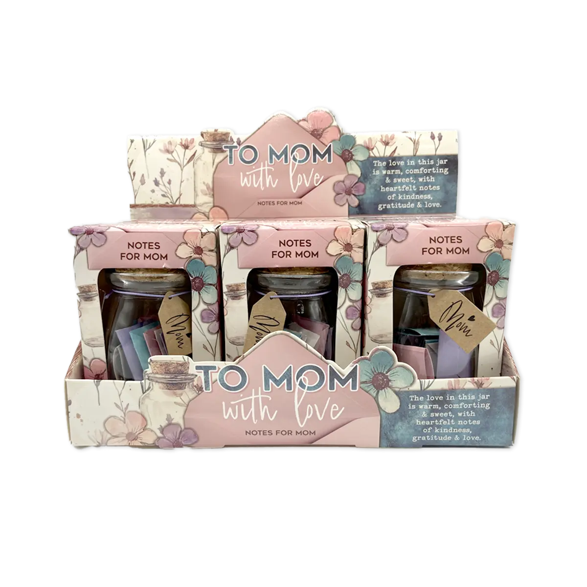 Blessing Notes Jar for Mom - 6 Pieces Per Retail Ready Display 25818 KIPP BROTHERS