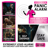 Panic Alarm Keychain - 6 Pieces Per Retail Ready Display 25831