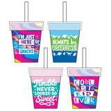 Silicone Cup Drinkware Assortment Floor Display - 26 Pieces Per Retail Ready Display 88608