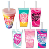 Silicone Cup Drinkware Assortment Floor Display - 26 Pieces Per Retail Ready Display 88608