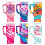 Silicone Cup Drinkware Assortment Floor Display - 26 Pieces Per Retail Ready Display 88608