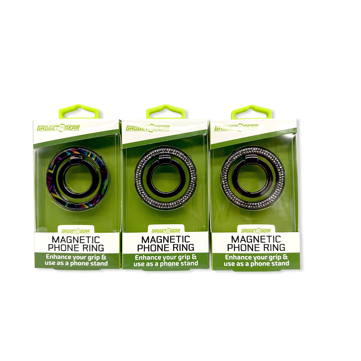 Magnetic Phone Ring - 6 Pieces Per Retail Ready Display 26037 GADGET GEAR