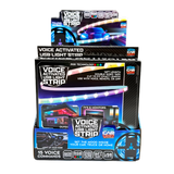 Voice Activated USB Mood Light Strip 16FT - 6 Pieces Per Retail Ready Display 26104 CAR VIBEZ