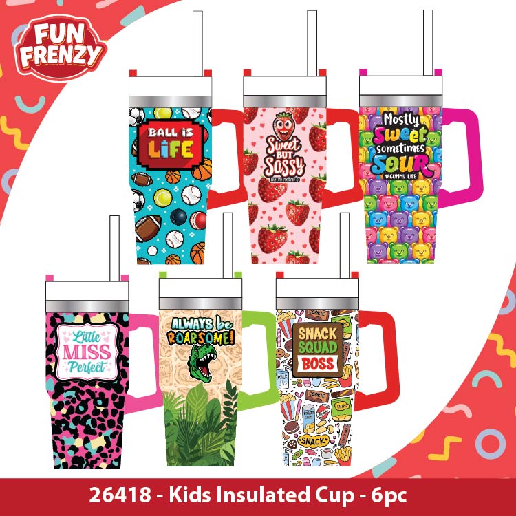 Fun Frenzy Toy Assortment Floor Display - 130 Pieces Per Retail Ready Display Kit 88625 NOVELTY INC