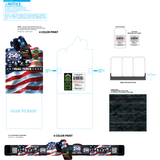 Patriotic USA 250 Dual Torch Lighter - 15 Pieces Per Retail Ready Display 26420 SMOKEZILLA