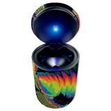 Full Print Butt Bucket Ashtray with LED Light - 6 Pieces Per Retail Ready Display 26430