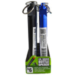 Metal Cigarette Saver Key Chain with Bottle Opener - 12 Pieces Per Retail Ready Display 41490 SMOKEZILLA