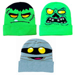 Halloween Knit Hat Beanie LED Light Assortment Floor Display - 36 Pieces Per Retail Ready Display  88463 KIPP BROTHERS