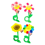 Plush Flower 36" Assortment - 8 Pieces Per Retail Ready Display 41664 KIPP BROTHERS