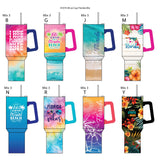 40 oz Stainless-Steel Insulated Printed Cup Florida - 6 Pieces Per Retail Ready Display 41674 ROUGHNECK
