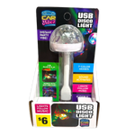Mood Light Mini USB Disco Ball - 4 Pieces Per Retail Ready Display 41677 CAR VIBEZ