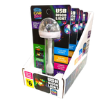 Mood Light Mini USB Disco Ball - 4 Pieces Per Retail Ready Display 41677 CAR VIBEZ