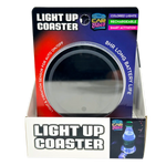 Mood Light LED Light-Up Coaster - 4 Pieces Per Retail Ready Display 41678 CAR VIBEZ