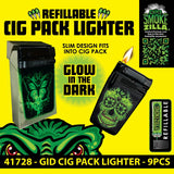 GID Cigarette Pack Thin Lighter - 9 Pieces Per Retail Ready Display 41728 SMOKEZILLA