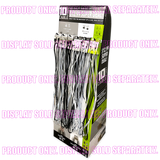 10FT Charging Cable Refill Kit Assortment - 24 Pieces Per Pack 88481