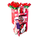 Valentine's Day Plush and Gift Assortment Floor Display - 48 Pieces Per Retail Ready Display 88501 KIPP BROTHERS