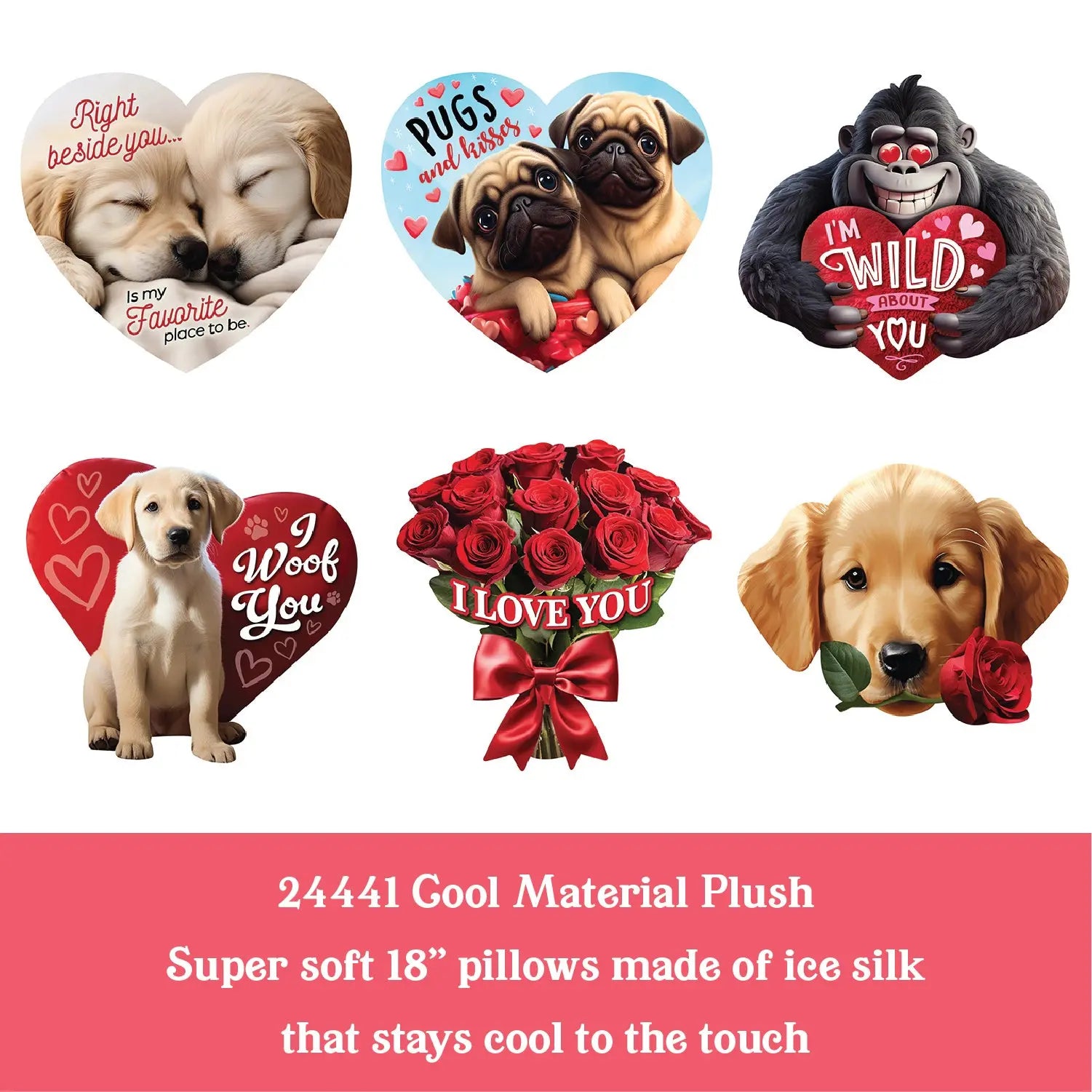 Valentine's Day Plush and Gift Assortment Floor Display - 48 Pieces Per Retail Ready Display 88501 KIPP BROTHERS