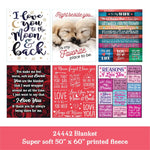 Valentine's Day Plush and Gift Assortment Floor Display - 48 Pieces Per Retail Ready Display 88501 KIPP BROTHERS