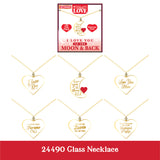 Valentine's Day Glass and Gift Assortment Floor Display - 81 Pieces Per Retail Ready Display 88504